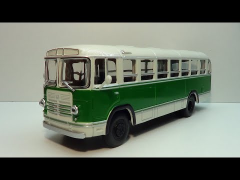 Видео: Наши Автобусы №11 Зил-158 (ЛиАЗ)  MODIMIO 1:43
