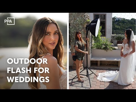 Видео: Руководство Ванессы Джой по освещению на выездной съёмке | Свадебная фотография