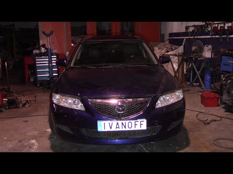 Видео: Часть 1 Mazda 6 2003  Ремонт мотора RF 136 л/с