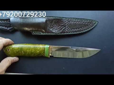 Видео: Обзор ножей от клиента с клинками от Горшкова Андрея из стали Х12мф 