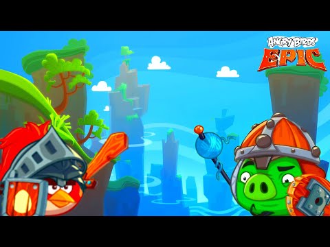 Видео: СПАСАЕМ ЧАКА ЗЛЫЕ ПТИЦЫ ANGRY BIRDS EPIC