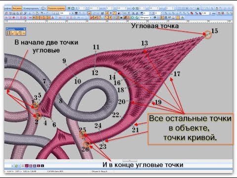 Видео: Wilcom часть 2 Инструменты ввода стежков Input A Пример обработки изображения