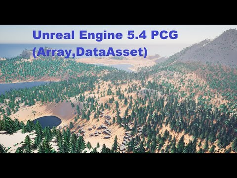 Видео: Unreal Engine 5.4 PCG (Процедурная генерация, Масив,Активы данных)
