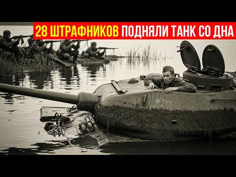 Видео: Штрафники Подняли Танк Со Дна Озера Голыми Руками | 28 Зэков Против Немецкой Роты