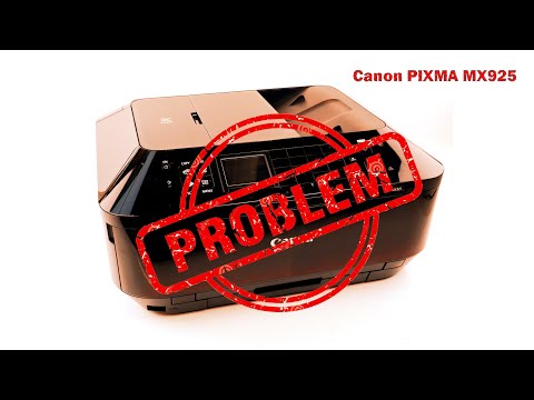 Видео: Проблема с принтером Canon MX925