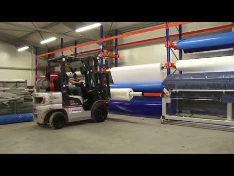 Видео: Производство изделий из тентовой ткани ПВХ