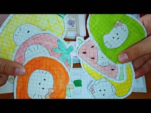Видео: Hello kitty 🐈||распаковка||бумажная Медузка 🪼