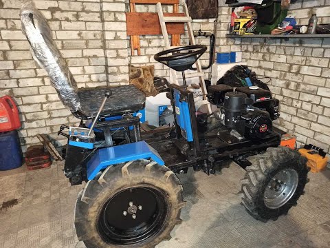 Видео: Минитрактор из мотоблока от Валерия Крутько