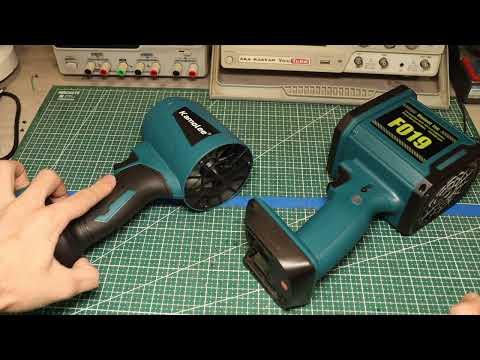 Видео: Мощнейший Ветродуй 1000W на аккумуляторах Makita 18V