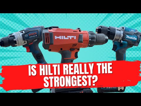 Видео: У Hilti самая мощная дрель? Hilti против Bosch против Makita!