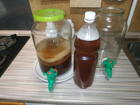 Видео: Банка с краном, для чайного гриба за "копейки"