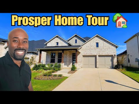 Видео: Экскурсия по роскошному дому в престижном районе Проспер, ISD