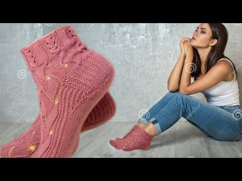 Видео: Носочки спицами. Просто.#(2025.)