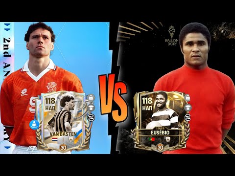 Видео: VAN BASTEN VS EUSEBIO FC MOBILE 26. КАКОЙ НАПАДАЮЩИЙ КРУЧЕ ГОДОВЩИНА/ЗОЛОТОЙ МЯЧ ФК МОБАЙЛ!?
