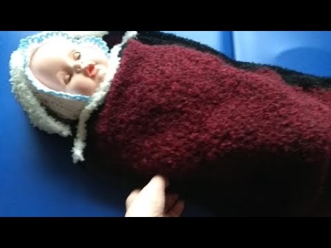 Видео: Конверт для новорожденного