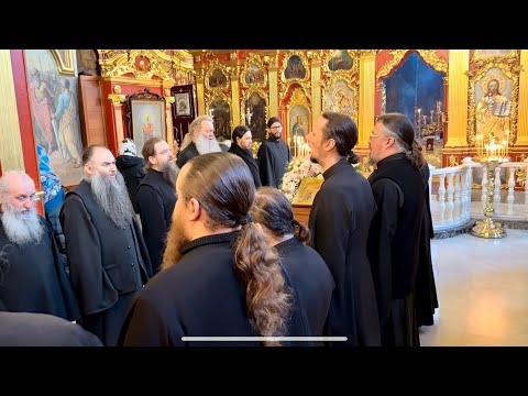 Видео: Лавра 06.04.25. Уникальные кадры изнутри. Канун Благовещения Пресвятой Богородицы. Братская служба