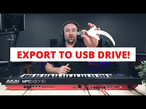 Видео: Совет по Akai MPC Key 61: экспорт аудио (микс песни и отдельные стемы треков)
