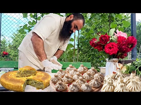 Видео: Самые Вкусные Блюда из Теста: Грузинские Хинкали и Мясной Лезгинский Пирог»