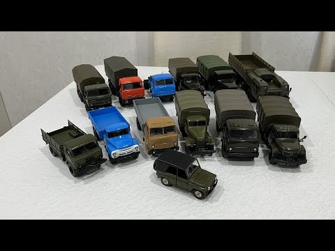 Видео: Модели автомобилей из игры Spintires в масшатабе 1/43
