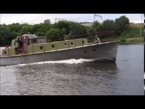 Видео: Судовой двигатель TDME-485 на мотоневоднике 102Б