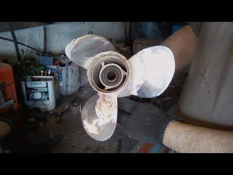 Видео: Ремонт лодочного винта