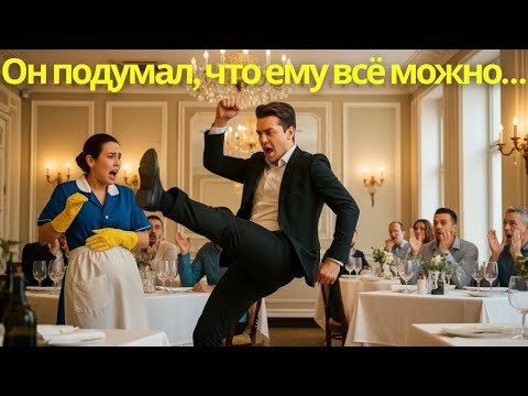 Видео: Сын миллионера ударил беременную женщину… Но когда узнали, кто её муж — все онемели!
