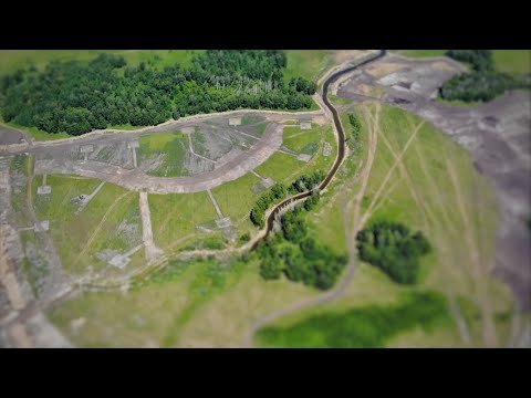 Видео: Загадочный объект под  Новосибирском, Novosibirsk 4k drone Новосибирск с высоты птичьего полета