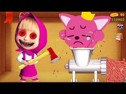 Видео: Маша против Пинкфонга против Весёлой Мясорубки | Kick The Buddy