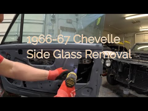 Видео: Снятие боковых стекол Chevelle 1966-1967 гг. — двери и вентиляционные окна