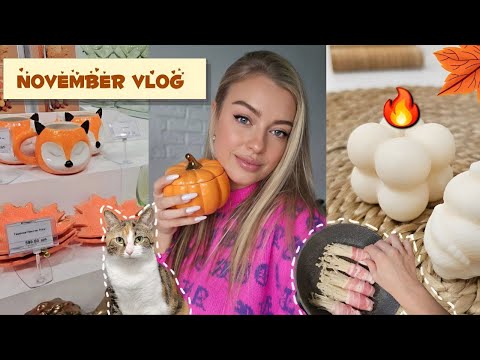 Видео: ВЛОГ ноябрь:  Варим свечи🕯️| Распаковка FIX PRISE🍂 | Готовим грибы Эноки🍄‍🟫