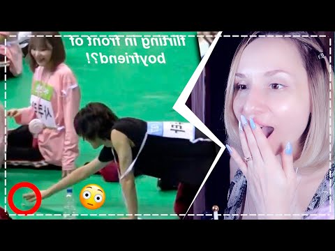 Видео: УПАЛ НА ДЕВУШКУ! СМУЩАЮЩИЕ СИТУАЦИИ МЕЖДУ АЙДОЛАМИ РЕАКЦИЯ/REACTIONS | KPOP ARI RANG