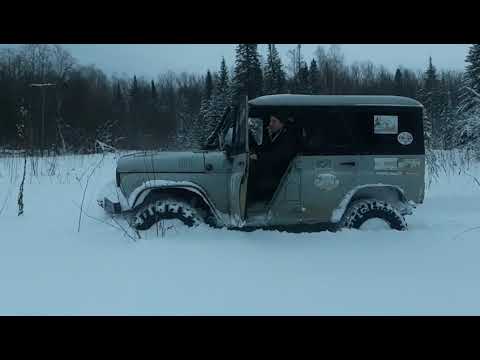 Видео: Тест шины Nortec 35 и King Cobra 35 по снегу давление 0.2