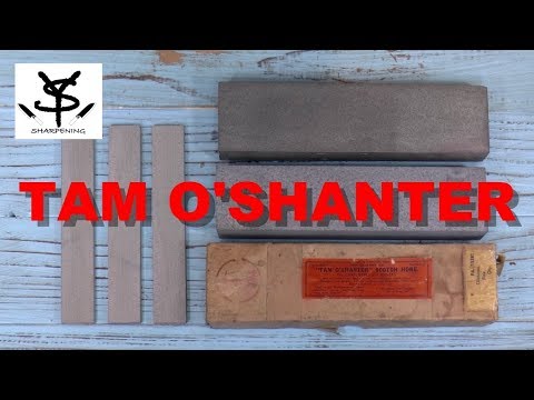 Видео: Tam O'Shanter hone - редкий Шотландский камень для заточки