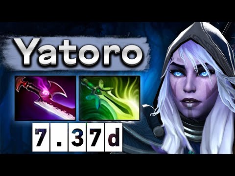 Видео: Яторо прайм на Дровке, играет как будто на Инте! - Yatoro Drow Ranger 7.37 DOTA 2