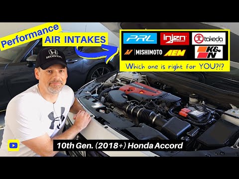 Видео: Воздухозаборники Performance // Honda Accord 10-го поколения (2018+)