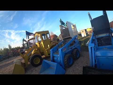 Видео: Японский мини погрузчик ТСМ603 в гостях у Романа Курченко