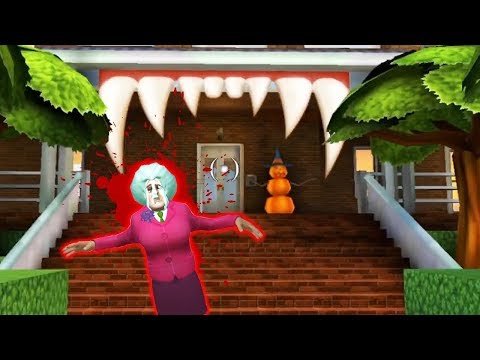 Видео: Злая Бабка Учительница Мисс Ти НОВЫЙ ДОМ! - Scary Teacher 3D