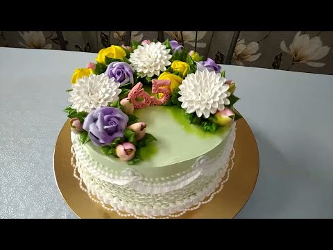 Видео: Торт на юбилей.