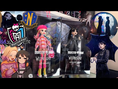Видео: Wednesday x Monster High dolls - Enid Sinclair and Wednesday Adams куклы 😍 Распаковка и обзор! 