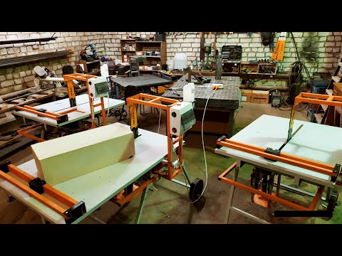 Видео: Станок для резки газоблока, газобетона. kraken фронтоны, длинная версия