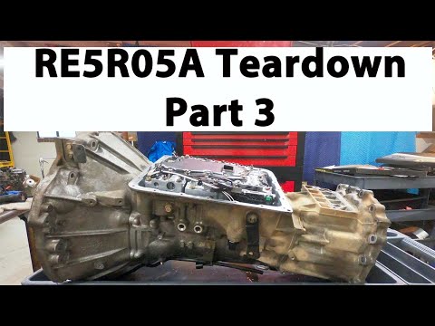 Видео: Разборка трансмиссии Nissan Infiniti RE5R05A, часть 3