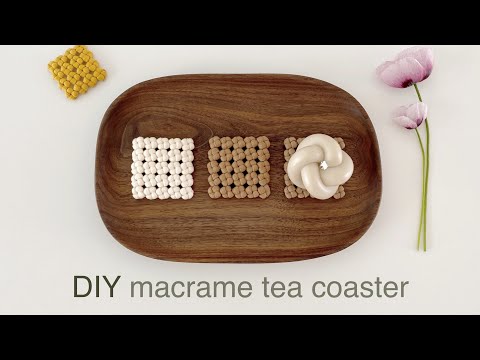 Видео: DIY | macrame tea coaster | Сделай сам | подставка для чая в технике макраме