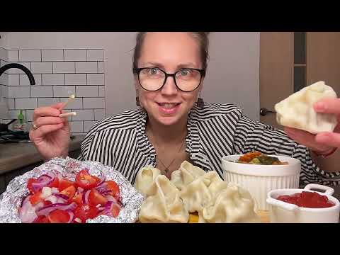 Видео: ВкусВилл меня подвел😔Мукбанг МАНТЫ овощи гриль🥦