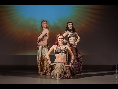 Видео: Sirin Tribe (Milana, Nadin, Natalia) - tribal fusion trio @ Концерт Центра трайбл культуры