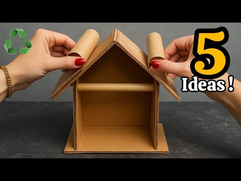 Видео: Никто даже не подумает, что на картоне можно зарабатывать деньги! 😱5 потрясающих идей