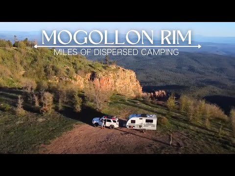 Видео: В поисках кемпинга на Моголлонском хребте, Аризона, с нашим туристическим прицепом LANCE 1575