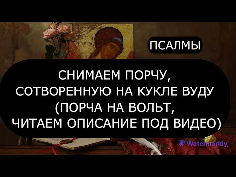 Видео: СНИМАЕМ ПОРЧУ НА КУКЛУ ВУДУ ВОЛЬТ