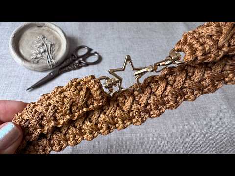 Видео: Случайно Так СВЯЗАЛА  НОВАЯ Идея вас УДИВИТ. Ручки для сумки крючком