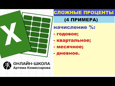 Видео: Расчет сложных процентов (4 примера)