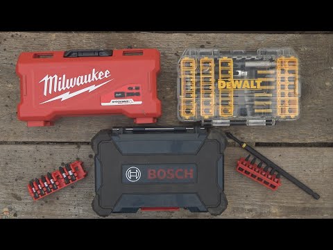 Видео: Кейсы  для бит Dewalt\Bosch\Milwaukee